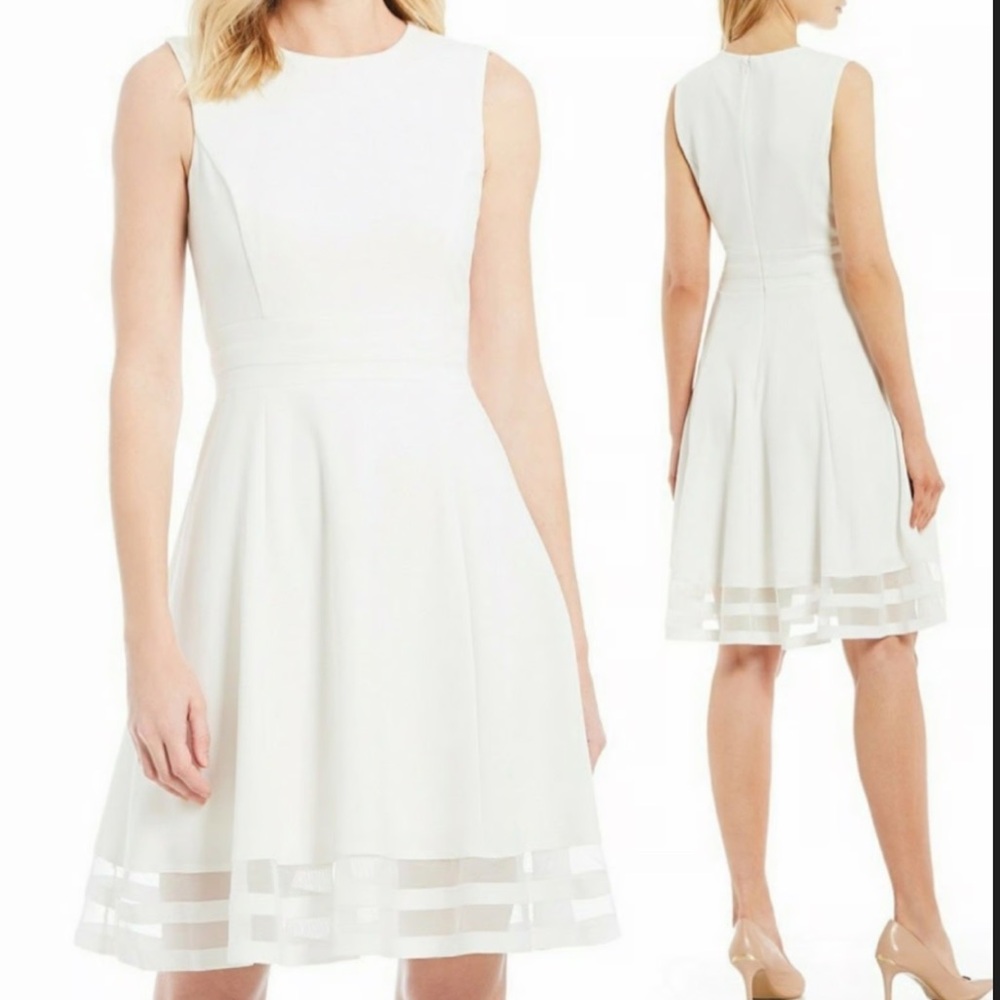 Women’s size 2 Calvin Klein white dress